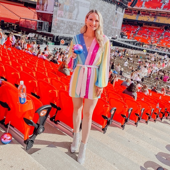 Retrofete Gabrielle Sequin Robe - Picture 5 of 6